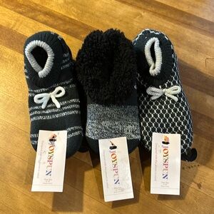 Joyspun slipper sock, 3 pack